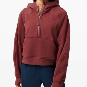 Lululemon scuba oversized 1/2 zip hoodie savannah